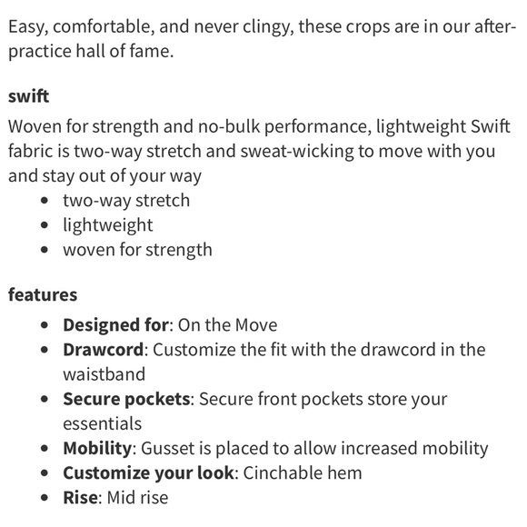 🍋 LULULEMON Dance Studio Mid-Rise Crop 25"
Black Size 4 - Picture 6 of 7